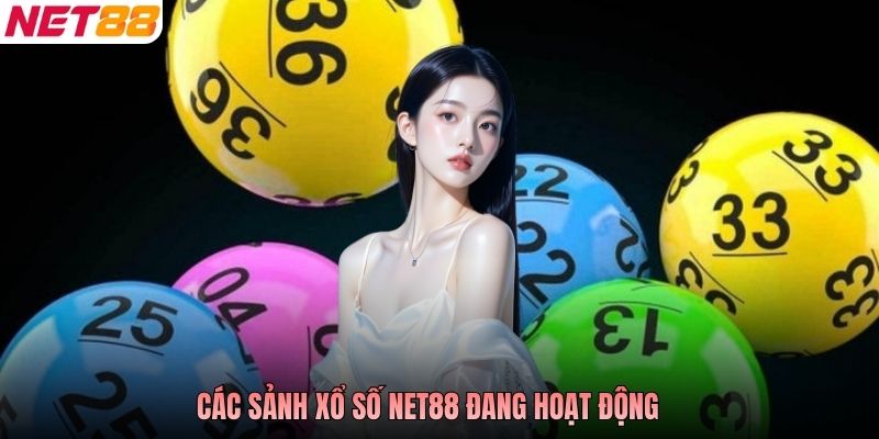 Các sảnh xổ số NET88 đang hoạt động
