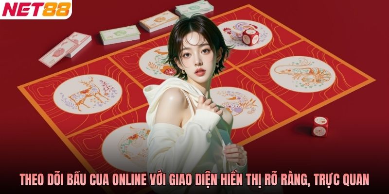 Người chơi theo dõi bầu cua online với giao diện hiển thị rõ ràng, trực quan